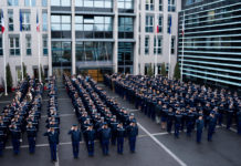 Cérémonie militaire en hommage au chef d’escadron Florian Monnier, mort à Mayotte dans l’exercice de ses fonctions