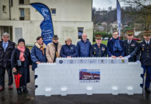 Pose de la première pierre de la nouvelle caserne de gendarmerie de Pont-Sainte-Maxence